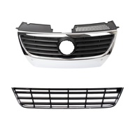 Grade Dianteira Volkswagen Passat 2006-2010 TRQ - Kit Completo Central e Superior - imagem 1