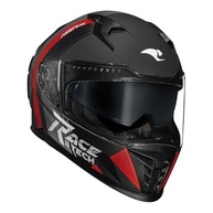 Capacete Race Tech Volt AbstraK com Óculos Integrado - Preto/Vermelho Fosco (Tamanho 58) - imagem 5