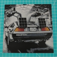 Quadro Decorativo 3D De Volta Para O Futuro - Delorean em Alto Relevo - imagem 5