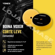 Kit Boina Polimento Automotivo Vonixx Voxer 3" - Corte, Refino e Lustro Completo - imagem 2