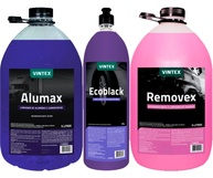 Kit Completo Vonixx: Alumax 5L, Removex 5L e Ecoblack 1.5L - Limpeza Profissional Automotiva - imagem 1