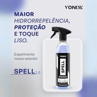 Spell 2.0 Vonixx: Selante Sem Toque para Brilho e Proteção Super Hidrorrepelente + Pano Microfibra - imagem 3