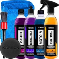 Kit Completo Limpeza e Estética Automotiva: Carro e Moto Vonixx + Acessórios Karbox - imagem 2