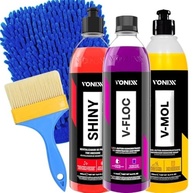 Kit V-Mol 500ml Vonixx V-Floc 500ml Vonixx Shiny 500ml Vonixx e Acessórios Karbox - imagem 2