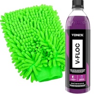 Kit Limpeza Automotiva: Shampoo V-Floc Vonixx 500ml + Luva Microfibra Karbox - imagem 2