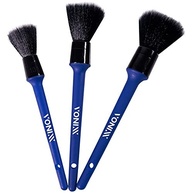 Kit 3 Pincéis Detalhamento Vonixx Ultra Macio: Limpeza Impecável Sem Riscos - imagem 2