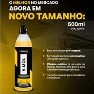 Kit Completo V-Mol 500ml Vonixx: Shampoo e Blend Spray Black + Acessórios Karbox para Detalhamento Automotivo - imagem 3