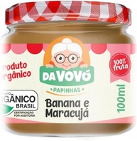 Kit 6 papinhas de frutas Da Vovó sabor Maracujá e banana. - imagem 1