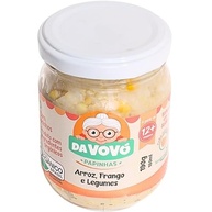 Da Vovó, Papinha infantil, Linha+12, Orgânica, Sabor Arroz, Frango e Legumes, 200ml - imagem 4