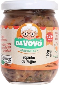 Da Vovó, Papinha infantil, Linha+12, Orgânica, Sabor Sopinha de Feijão, 200ml - imagem 1