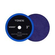 Boina Veludo Voxer Azul Refino 3 2500grit Vonixx. Boina de 3 polegadas para polimento automotivo, etapa refino - imagem 2