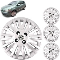 Jogo 4 Calotas Aro 14 VW Gol, Voyage e Saveiro G5 (2008-2012) - Design Grid com Adesivo Logo Resinado - imagem 2