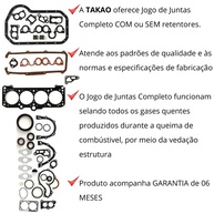 Jogo de Juntas Completo AP 1.8 8V: Passat, Gol, Voyage - imagem 2