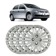 Calota Aro 14 VW Gol Power GV 2009 Prata Grid - Fixação por Parafuso - imagem 3