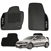 Jogo de Tapetes Automotivos Emborrachados Premium para VW Polo (2018-2024) - 3 Peças - imagem 2