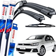 Kit Palhetas Limpador Parabrisa Bosch Aerofit Dianteiro + Traseiro VW Gol Gancho (2017-2023) - imagem 2