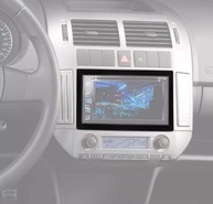 Moldura 2 Din 7" Fiamon: Upgrade Perfeito para VW Polo, Golf, Fox, Ecosport, Fiesta e Bora - Preta - imagem 5