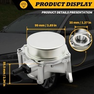 Bomba de Vácuo Impulsionador de Freio para Audi A3, VW GTI, Jetta, CC, Eos (1.8L/2.0L) - Substitui 06H145100AD - imagem 4