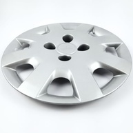 Jogo 4 Calotas Aro 13 VW Gol G5/G6 2008-2014 Grid com Adesivo Logo Resinado - imagem 5