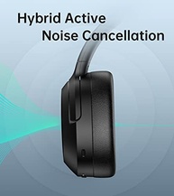 Edifier FONE de Ouvido Com Cancelamento de Ruído W820NB Bluetooth 5.0 OVER-EAR - PRETO Pequeno, W820NB BK - imagem 5