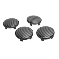 WALFRONT Tampas Centrais de Roda de Estilo de Fibra de Carbono 4 Pcs Ajuste Universal para Proteção e Estilo de Veículos - imagem 5