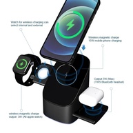 Carregador 3 em 1 Sem Fio: iPhone, Apple Watch e AirPods - imagem 3