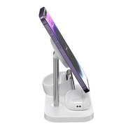 Carregador 3 em 1 Magnético Wireless: iPhone, Apple Watch e AirPods - imagem 3