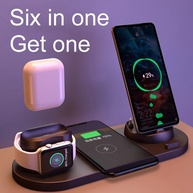 Carregador Sem Fio 6 em 1: iPhone, Apple Watch e Mais! - imagem 3