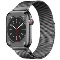 Pulseira BRG de aço inoxidável compatível com Apple Watch de 38 mm 40 mm 41 mm 42 mm 44 mm 45 mm 49 mm, pulseira de substituição com fecho magnético para iWatch Series Ultra 1/2 SE 9 8 7 6 5 4 3 2 1 - imagem 2