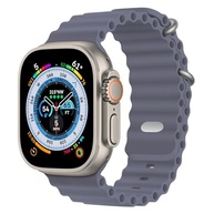 Pulseira masculina BHUIJIC Ocean para Apple Watch Ultra 49 mm, 45 mm, 44 mm, 42 mm, de silicone, ajustável, fivela de metal, p/ Apple Watch Ultra 2, iWatch Ultra séries 9, 8, 7, 6, 5, 4, 3, 2, 1, SE - imagem 4