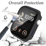 Capa Premium para Apple Watch Series 9/8/7 (41mm/45mm) - Proteção Total com Vidro Temperado Fosco (Preto) - imagem 3