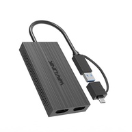 Adaptador WAVLINK USB 3.0/C para HDMI Duplo 1080p@60Hz - Expanda sua Produtividade! - imagem 1