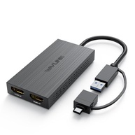 WAVLINK Adaptador USB 3.0/C para HDMI Duplo: Expanda sua Produtividade em 4K! - imagem 2