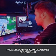 Webcam Full HD Logitech C922 Pro Stream com Microfone Embutido para Chamadas e Gravações em Video 1080p e Tripé Incluso - Compatível com Logitech Capture - imagem 3