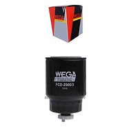 Filtro de Combustível Wega FCD2066/3 com Dreno para Nissan Pathfinder - Prata - imagem 1