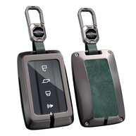 HIBEYO Capa Chaveiro Premium Liga e Couro para GWM WEY Tank 300/500 - Verde Elegante - imagem 1