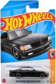 wheels-hot-2023-560-esportiva-benz-miniatura-turbo-sec-164-a-1989-amg-mercedes-preto-hw-a