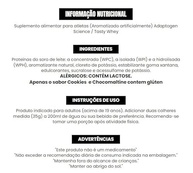 Tasty Whey 3W Sabor Baunilha 900g + Creatina 300g - Adaptogen Science - imagem 3