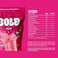 WHEY PROTEIN 3W - BOLD WHEY (900g) - Mousse de Morango - imagem 5