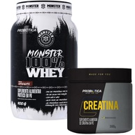 Whey + Creatina: Kit Monster Probiótica para Ganho Muscular - imagem 1