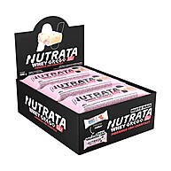 Whey Grego Bar Morango com Chantilly – 12 Unidades Nutrata - imagem 1