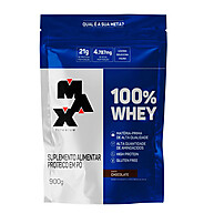 Whey Protein Max Titanium Chocolate: Ganhe Massa Magra! - imagem 1