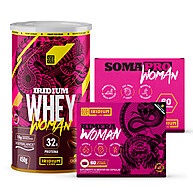 Whey Protein Woman + Kimera + Soma Pro – Suplemento Completo Feminino - imagem 1