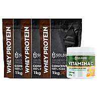 Whey + Vitamina C: Kit Musculação Soldiers Nutrition - imagem 1