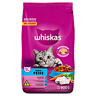 Whiskas Adulto Peixe 900g: Nutrição Completa! - imagem 1