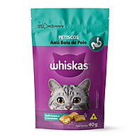 Whiskas Anti Bola de Pelo: Petisco Delicioso 40g - imagem 1