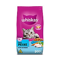 Whiskas Castrados Peixe 900g: Nutrição Completa! - imagem 1