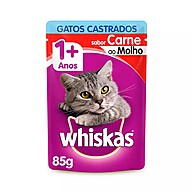 Whiskas Sachê Gatos Castrados: Sabor e Saúde! - imagem 1