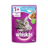 Whiskas Sachê Gatos Castrados: Sabor Irresistível! - imagem 1