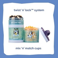 Whiskware Recipientes Empilháveis Bluey - 3 Copos Duráveis e Seguros para Crianças - imagem 5